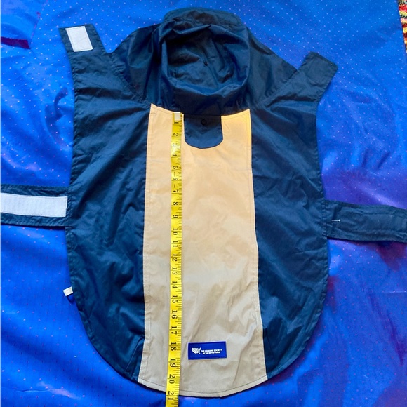 Other - XL Dog Rain Jacket with Reflective Back